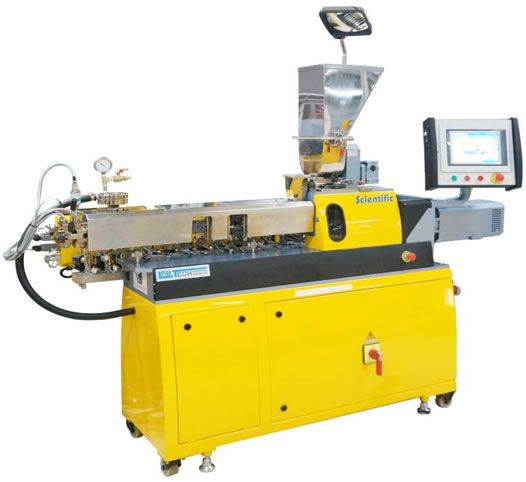20 MM Co-rotating laboratory twin screw extruder re